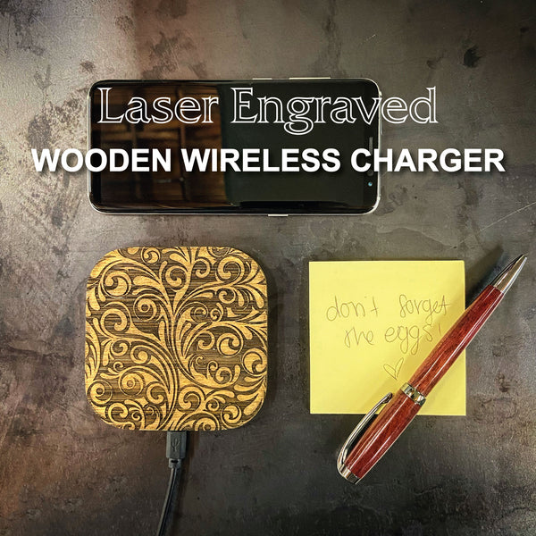 Wooden Wireless Charging Station